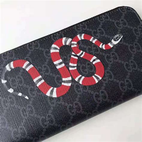 gucci supreme wallet replica|kingsnake print gg supreme wallet.